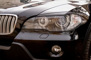 Накладки на передние фары (реснички) компл.-2 шт. BMW X5 E70 (2007 по наст.) 